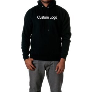 100 Cotton Men'S Hooded Sweatshirt Eco-Friendly Streetwear Sweatshirts Oversize Solid