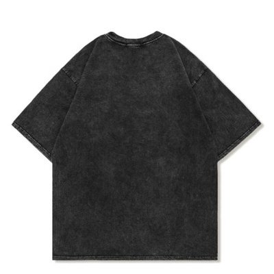 200gsm 300gsm 400gsm Men's Digital Print Vintage Acid Washed T-shirt Custom Logo Design - Image 4