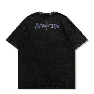 200gsm 300gsm 400gsm Men's Digital Print Vintage Acid Washed T-shirt Custom Logo Design - Image 3