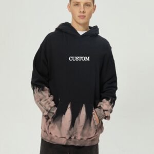 4x 4xl 3x Hooded Sweatshirt Streetwear Vintage Washed Oversized French Terry Hoodie Tie Dye