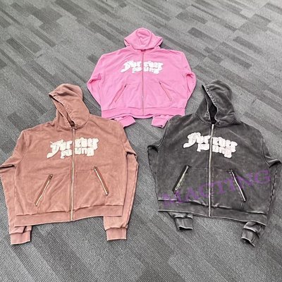 500 Gsm Thick Cotton Zipper Pockets Patched Embroidery Hoodie Men Lined Custom Hoodies - Image 2