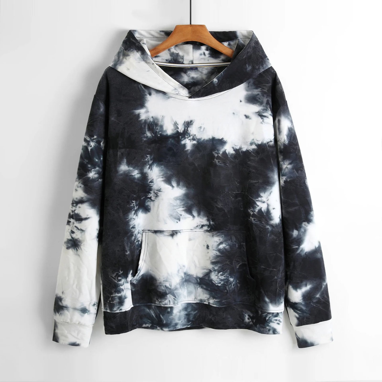 Tie Dye Design Manufacturer's High Quality Men's Tie Dye Hoodie Custom Logo Streetwear Pullover for Autumn Unique - Image 6