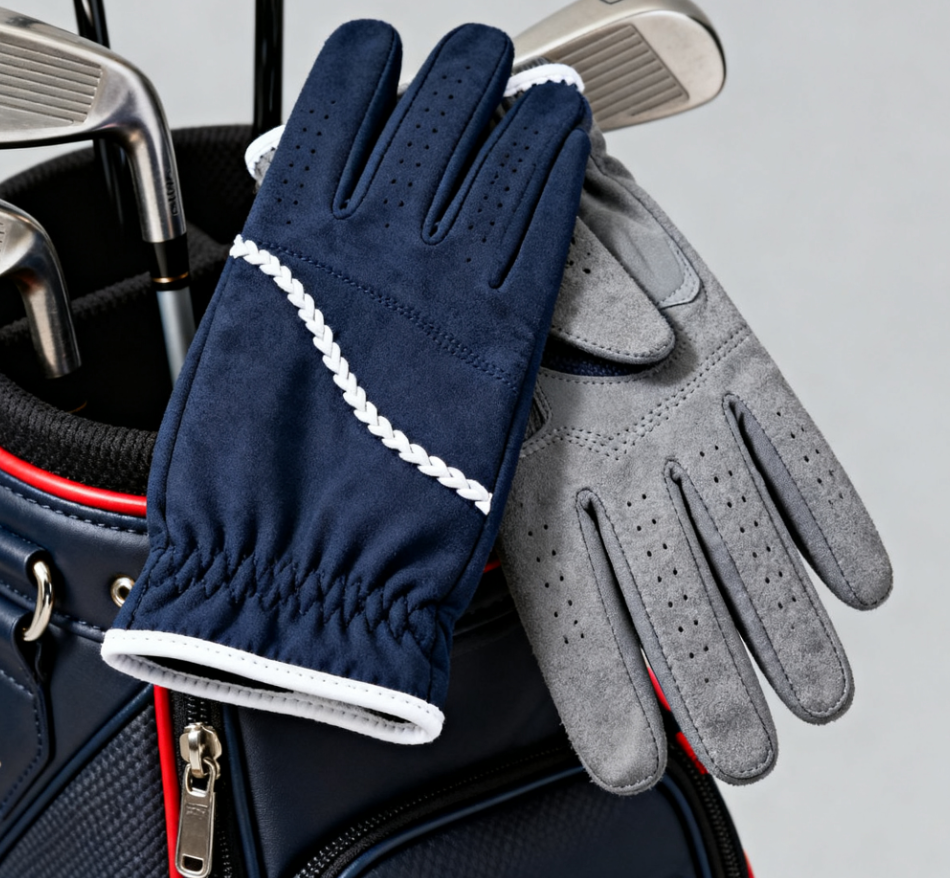 Advanced All-Weather PU Leather Golf Gloves – Breathable, Sweat-Absorbent, Anti-Slip & Secure Fit for Tournament Play
