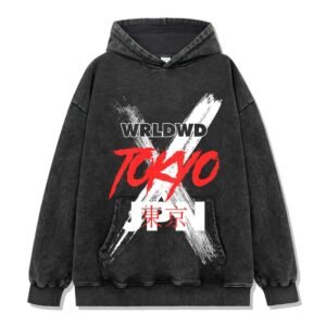 Autumn Winter Heavyweight 100% Cotton Loose Fit Hoodies Printing Pattern Casual Style Streetwear Sweatshirt
