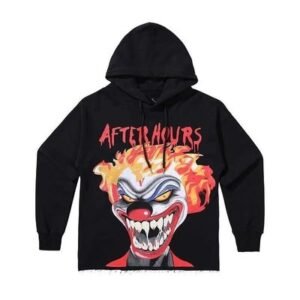 Black Graphic Hoodies Men Women Print French Terry Cotton Heavyweight Cropped Hoodies