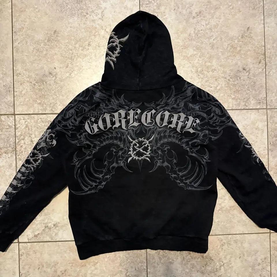 Custom 3D Embroidery LOGO Hoodies Unisex Acid Wash Pullover Fleece Hoodies High Quality Oversized Sun Faded Hoodies