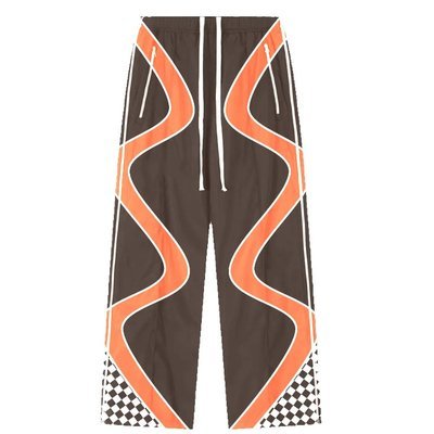 Custom Color Blocked Sweatsuits Cut And Sew Men's Patchwork Track Nylon Windbreaker Tracksuit - Image 2