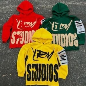 Custom Embroidery Hoodie With Embroidery Men'S Streetwear Patch Vintage Acid Wash Cropped Hoodie