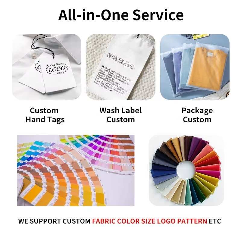 Custom High Quality Plus Size Oversize Streetwear Sweatshirts Acid Washed Crew Neck Pullover Vintage Sweatshirt - Image 2