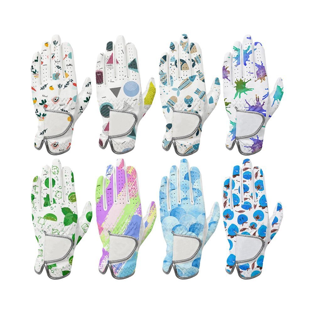 Custom Logo Printed Cabretta Leather Golf Gloves – High Quality Premium Wholesale Gloves - Image 4