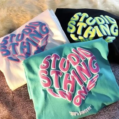 Custom Puff Printed Logo T-shirt in 250 Gsm Heavy Weight Cotton for Unisex Streetwear - Image 7
