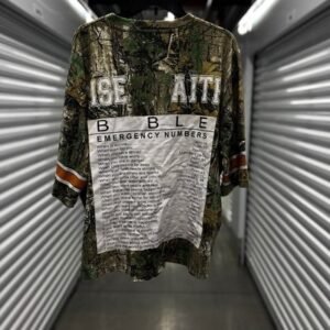 Custom Streetwear America V Neck Boxy Fit T Shirt Distressed Vintage Rhinestone Oversized Sports Football T-shirt Jersey