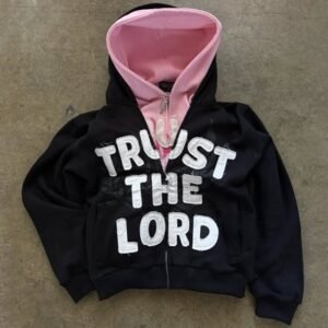 Custom Streetwear Oversized Boxy Zipper Heavyweight 100% Cotton Terry Acid Wash Embroidery Distressed Zip Up Hoodie