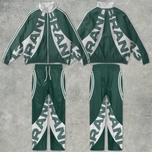 Custom Wind Breaker Set Zipper Polyester Baggy Oversized Windbreaker Jogging Suits Nylon Tracksuits for Men
