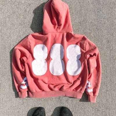 Customized Labels Unisex Men's Hoodies Custom Logo Streetwear Vintage French Terry - Image 3