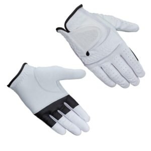 Customized Logo Cabretta Leather Golf Gloves Durable Flexible Breathable Custom Fit Golf Practice Gloves