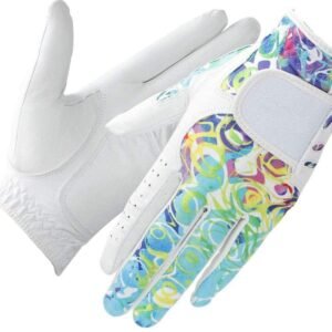 Durable Sheepskin Waterproof Golf Gloves for Women – Breathable Left Hand Stretch Fit with Custom Logo