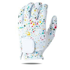 Men’s All Weather Cabretta Leather Golf Gloves – Factory Direct Custom Logo, Right Hand Outdoor Sports Use, Multi Color