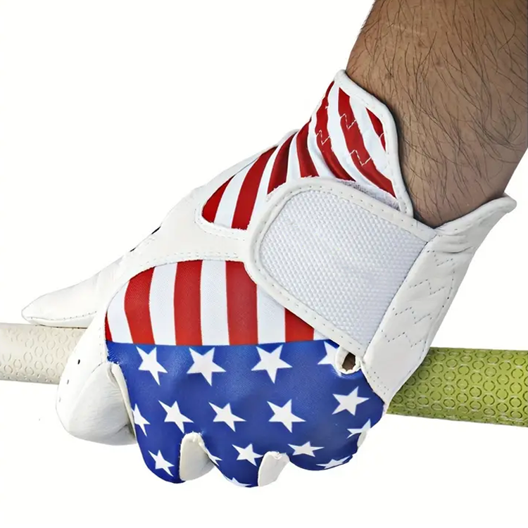 OEM Custom Men’s Premium Cabretta Leather Golf Gloves – Logo Printed High Quality Golf Gloves - Image 4