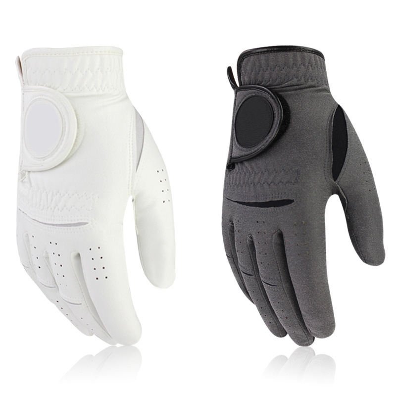 Genuine Cabretta Leather Golf Gloves for Men – Soft, Breathable, Adjustable Hook & Loop Closure for Left & Right Hand Use - Image 3
