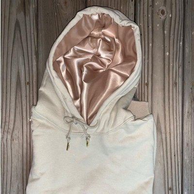 Golf Fleece Lined Hooded Sweatshirt Silk Hoodie Zip Pullover Regular Sleeve Style Satin Lining - Image 5