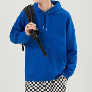 Good Quality Heavy Weight Solid Blank Plain Cotton Pullover Hoodie Drop Shoulder Breathable Unisex