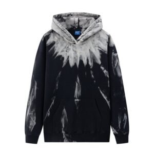 Heavyweight Cotton Hoodie Sweatshirt 3D Puff Printing Winter Graffiti Gradient Pullover Hoodies Men Women