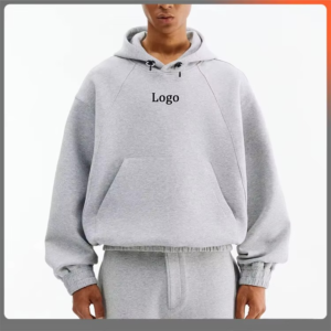 High Quality Custom Embroidered 500 Gsm Men Baggy Hoodies Fleece Pullover Heavy Weight Oversize Cropped Boxy Hoodie