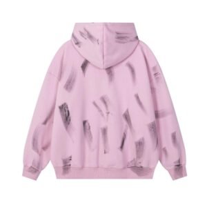 High Street Unisex Cotton Hooded Sweatshirt Lazy Wind Loose Pullover Hoodies for Men