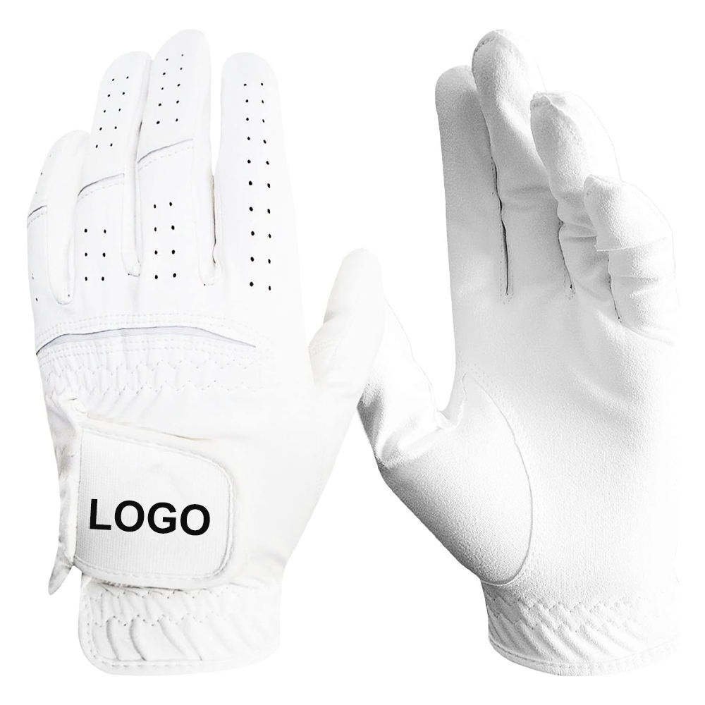 Hot Selling Anti-Slip Cabretta Leather Golf Gloves – Custom Logo for Men & Women PU Leather Grip Gloves