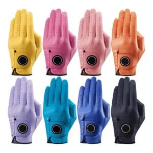Hot Selling Custom Logo Cabretta Leather Ladies Golf Gloves – Premium Performance Golf Glove
