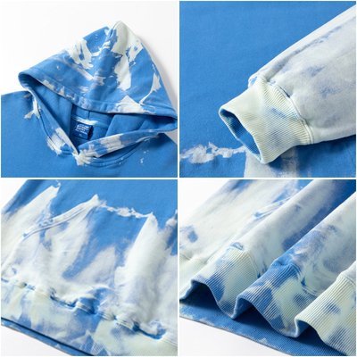 Loose Hoodies For Women Tie Dye Printed Hoodie Graffiti Gradient Color Autumn Winter - Image 4