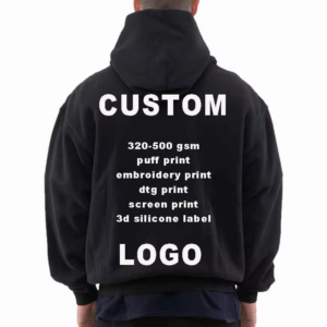 Men's 100%cotton Blank Thick French Terry Luxury Quality Heavyweight Oversized Custom Screen Printing Men's Hoodies&sweatshirts
