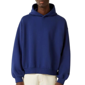 Men'S Drop Shoulder Hoodies Custom 100% Cotton Casual Hooded Sweatshirt High Quality Oversize Pullover Fleece Men Hoodie