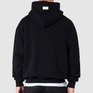 Men's Hoodies Puff Printing Oversize Cotton High Weight Hoodi Blank Pullover Streetwear Cropped Hoodie Men