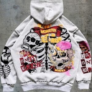 Moq10 Custom Men Sweatshirt Hoodie 100% Cotton No String Solid Heavyweight Oversized Pullover Crop Top Streetwear Autumn