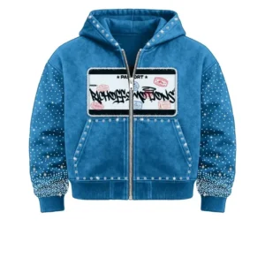 Moq10 Supplier Bling Glitter Oversized Heart Pattern Casual Boxy Cotton Faded Acid Wash Sweatshirt Men's Hoodies