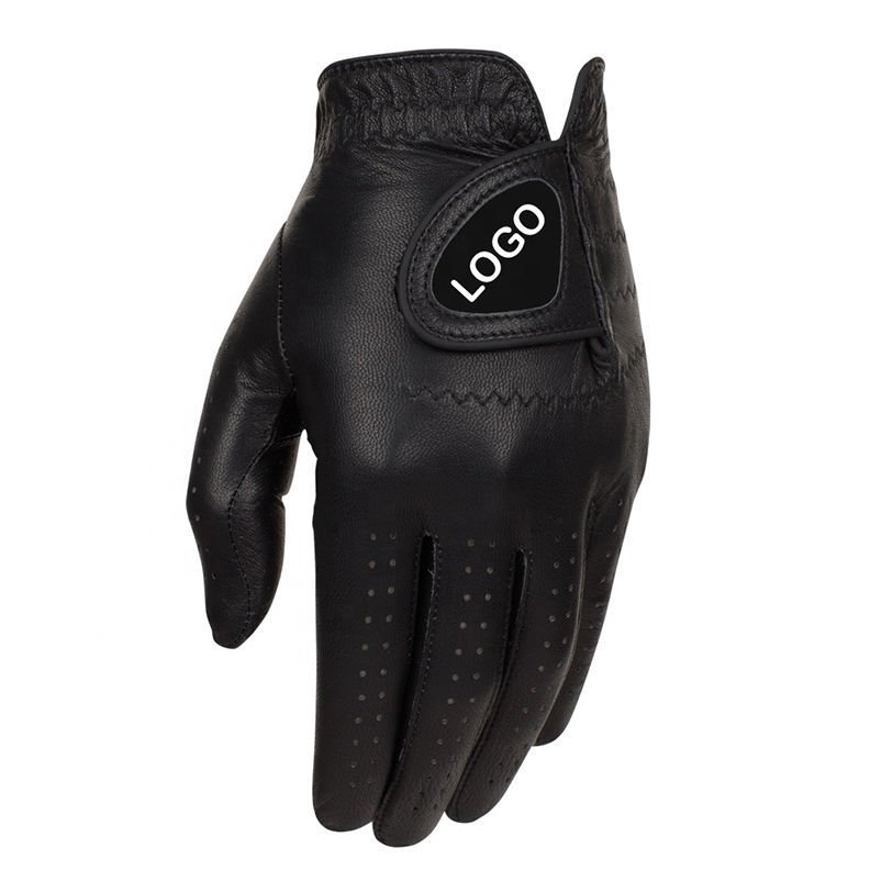 OEM Custom Logo Golf Rain Gloves for Men – Cabretta Leather Grip Gloves with Packaging, Premium Quality