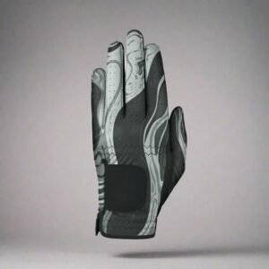 OEM High Quality Custom Breathable Durable Sheepskin Microfiber Leather Golf Gloves Hook & Loop Closure for Men