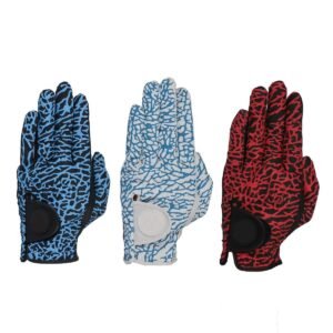 OEM Soft Sheepskin Leather Left Hand Golf Glove for Men – Non-Slip Hybrid Grip Golf Players Glove