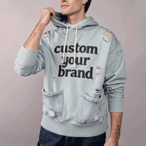 OEM/ODM Custom Men's Hoodies 100% Cotton 500gsm Oversized Hoodie for Men Plus Size Unisex Hoody Pullover Sweatshirt Print Logo