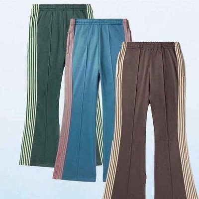 Polyester/Cotton Y2K Men Women Casual Joggers with Flared Wide Leg and Side Stripes - Image 3