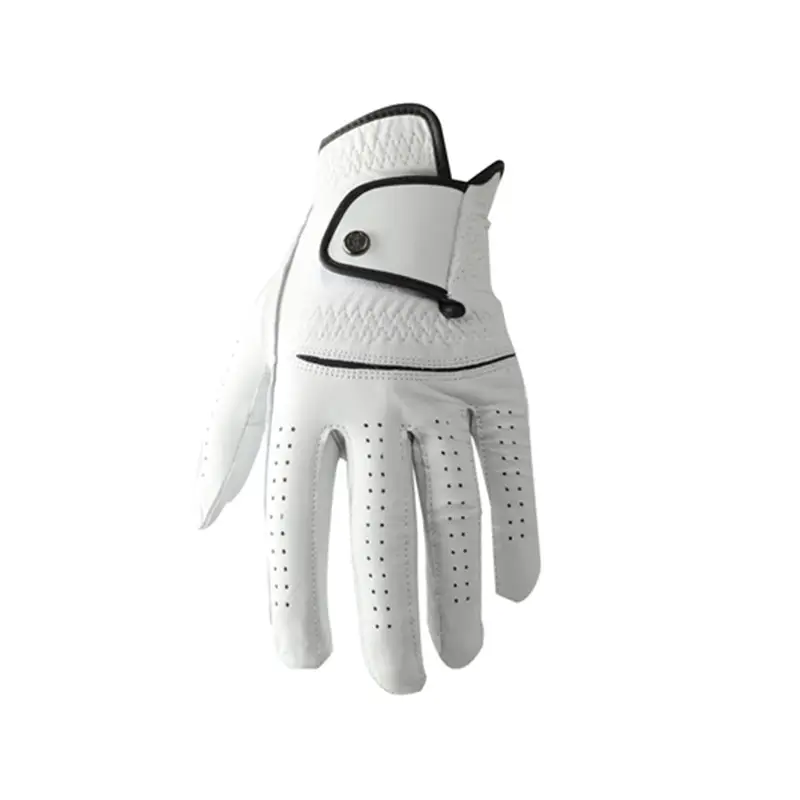 Premium Cabretta Leather Left Hand Golf Gloves – Waterproof Non-Slip Breathable Personalized Logo Embroidery Sports Gloves - Image 2