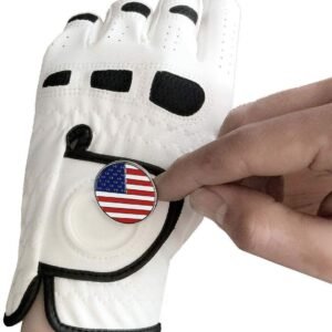Professional Golf Gloves with Reinforced Palm Cabretta Leather Anti-Slip Breathable Design for Men