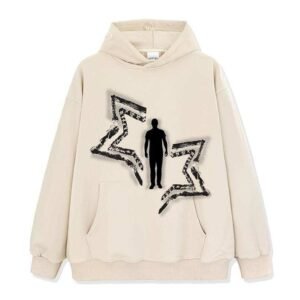 Stylish Casual Cotton Hoodies for Men Hip Hop Style Vintage Graphic Cotton Fleece Hoodies