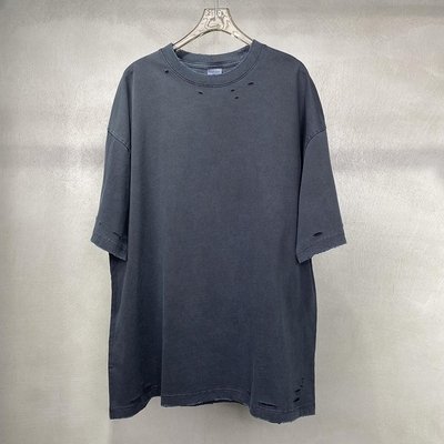 Support Custom Logo Vintage Acid Washed Boxy Fit Cropped Oversized Distressed Tshirt - Image 3