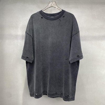 Support Custom Logo Vintage Acid Washed Boxy Fit Cropped Oversized Distressed Tshirt - Image 5