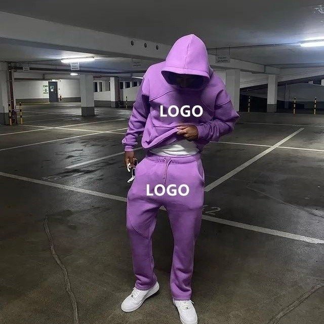 Support Y2K Tracksuit Jogger Set With Puff Printing Flared Sweatpants - Image 6