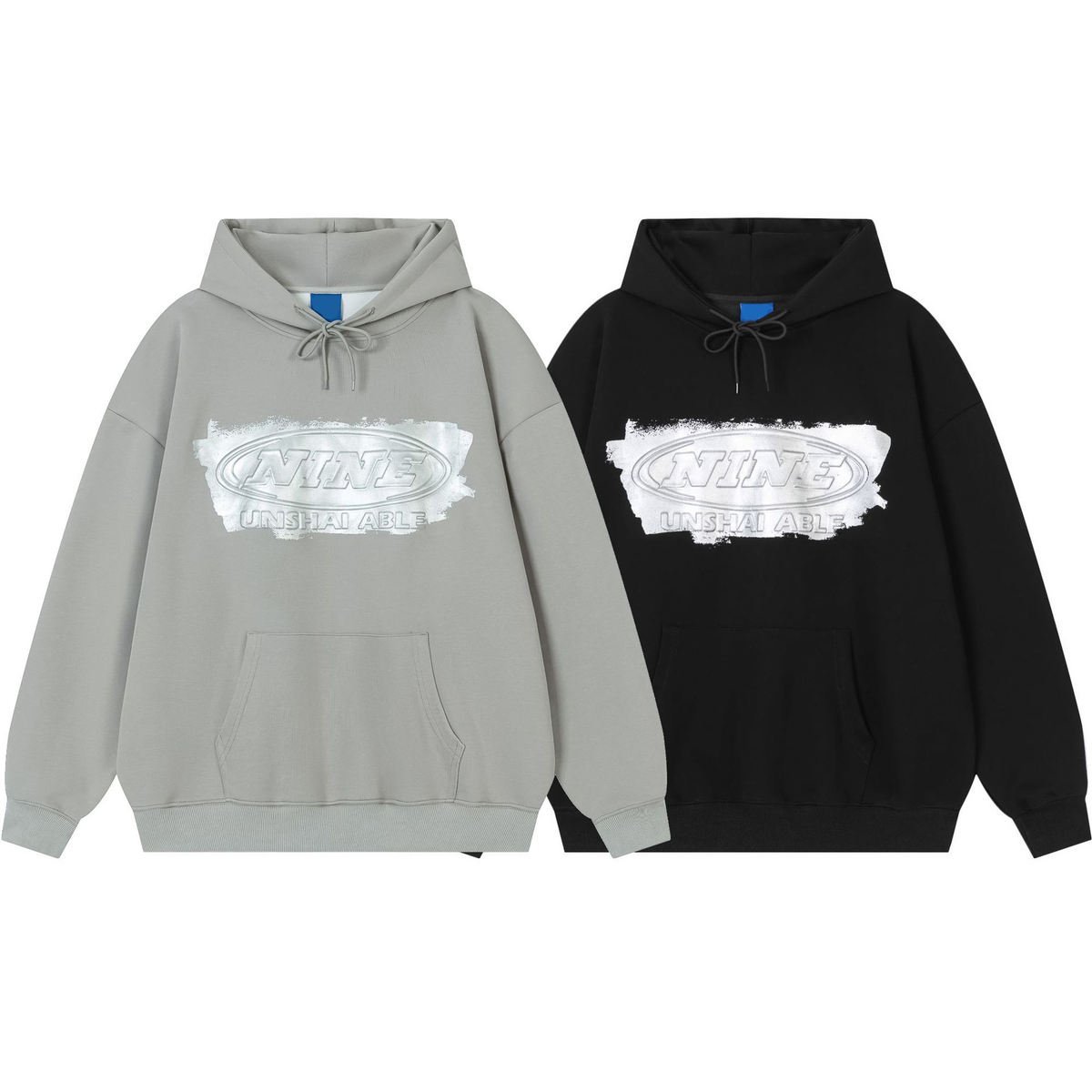 Three Dimensional Street Cotton Hoodies for Men Character Print Sweatshirts and Hoodies