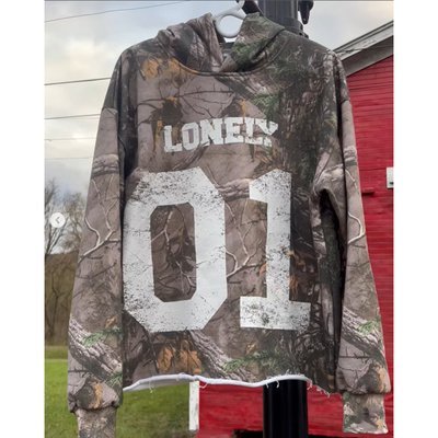 Unisex All Over Print Camouflage Hoodie in Custom Terry Cotton and Cropped Design - Image 2